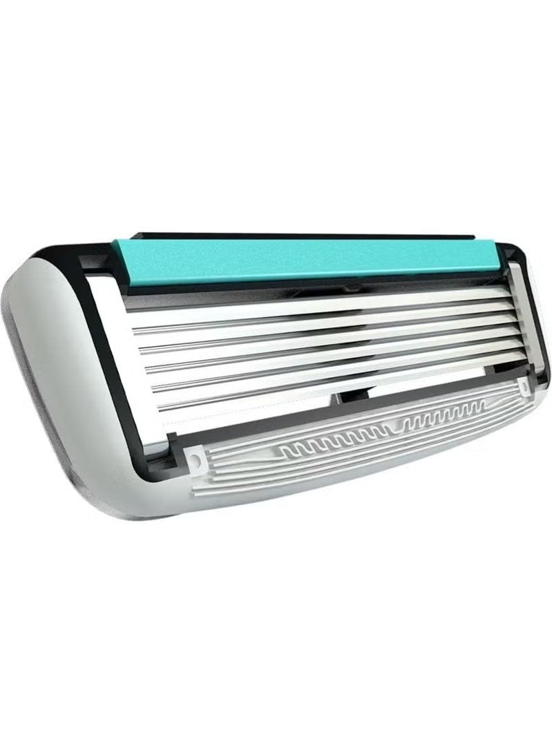 دروكو ماكينة حلاقة رجالي دوركو بيس 6 – شفرات متعددة للحلاقة الدقيقة، عبوة 3+1 - Image 3